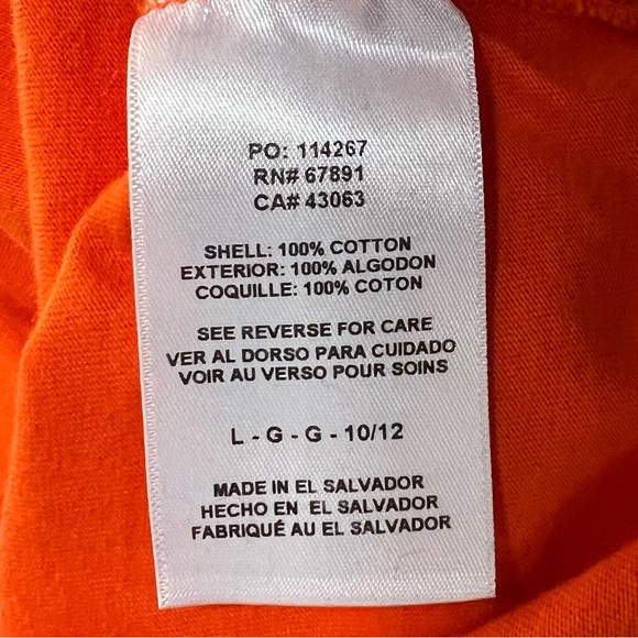 Youth Denver Broncos T-Shirt | Orange | Size Large - Picture 3 of 6